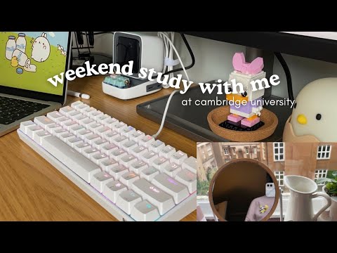 weekend study vlog at cambridge uni 🌳 | supervision work lecture notes