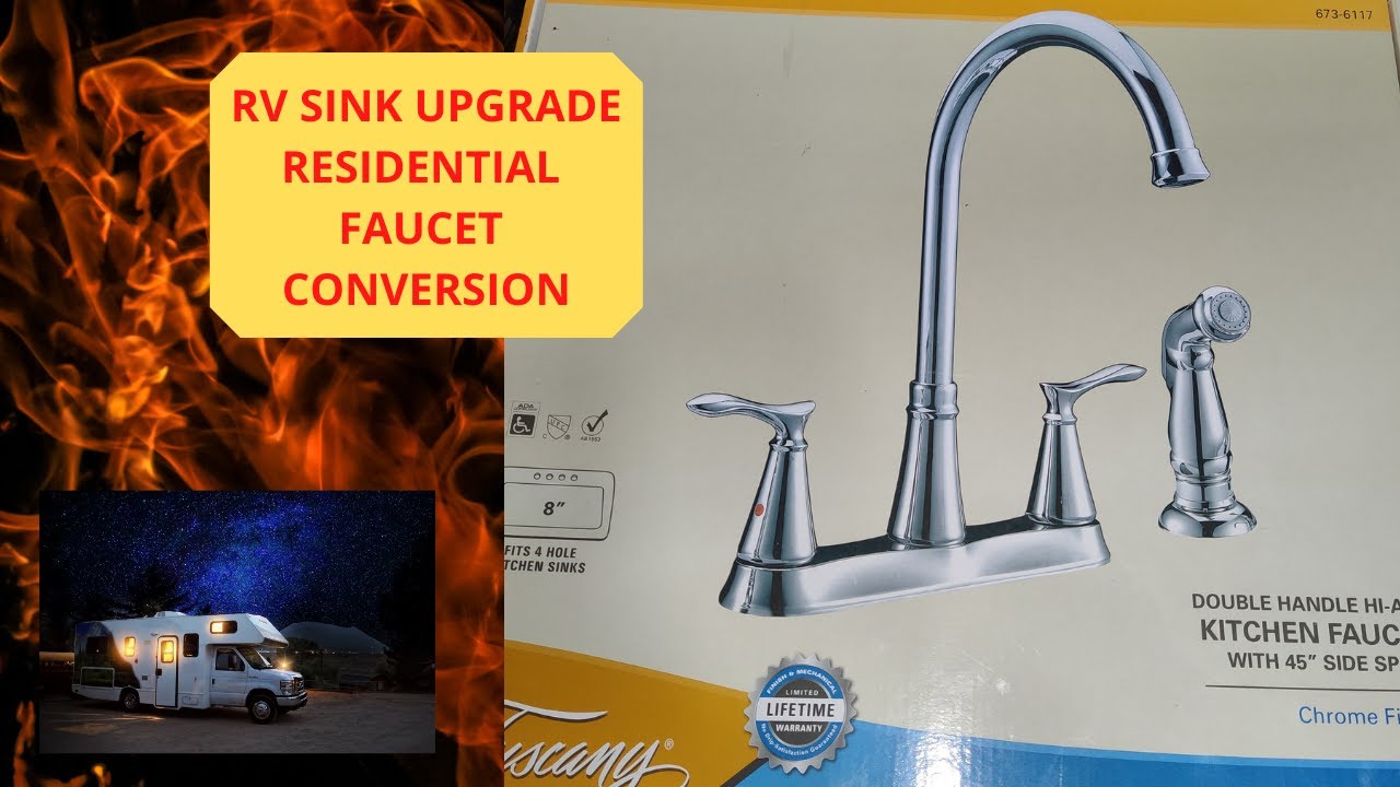Installing a RV Kitchen Faucet Replacement! YouTube