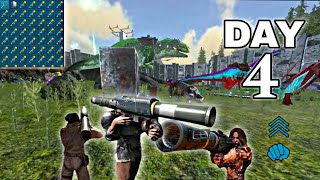 ARK MOBILE PVP / RAIDING BASE TURRETS TOWER DOWN ME😁MY FRIEND ONLY TOWER ATTACK KILLING😅/ EPISODE#4