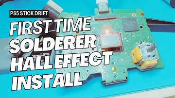 First-Time Solderer Fixes PS5 Stick Drift: Hall Effect Joystick Install for Beginners