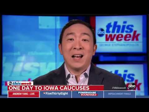Mainstream Media Tries to Discredit Andrew Yang on the Eve of the Iowa Caucus