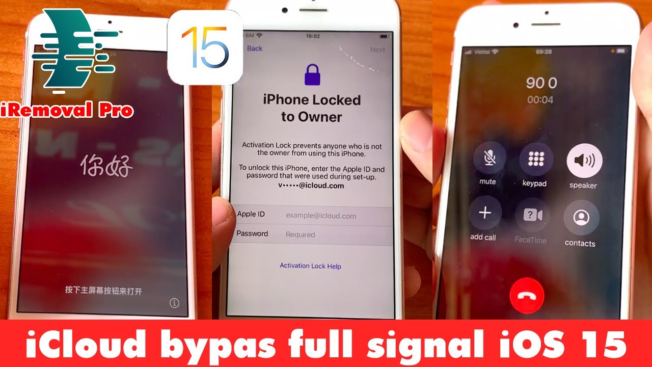 How to bypass iCloud iPhone full Signal iOS 15 Hello screen 100% ...