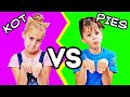 KOT VS PIES || Śmieszne Zachowania Zwierząt