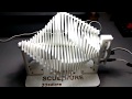 Kinetic sculpture printed in 3d