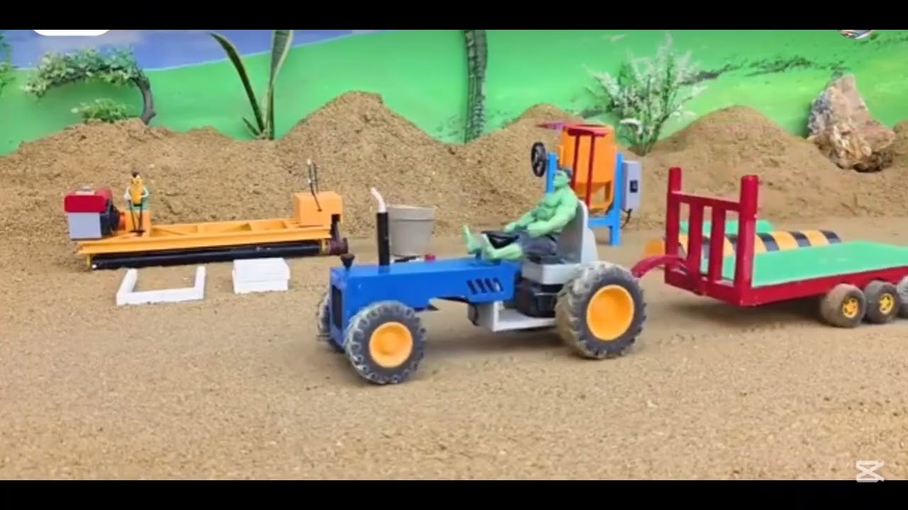 Kids Toy Construction Site 🚧 | Tractor & Truck Video 