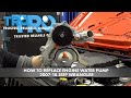 How to Replace Engine Water Pump 2007-18 Jeep Wrangler