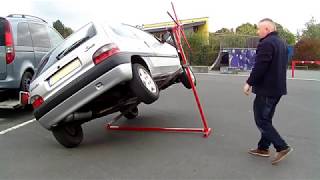 : DIY mobile Hebeb"uhne Kipplift PKW, vehicle hoist car lifter,  