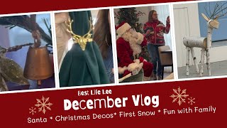 🎄 Christmas Vlog | Family Fun, Grandchildren, Breakfast with Santa & Holiday Tablescape Ideas 🎅