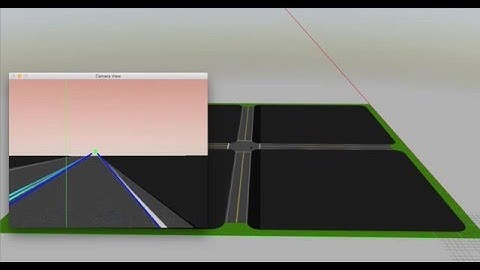OSRF Gazebo: Lane and Stop Sign Detection with OpenCV