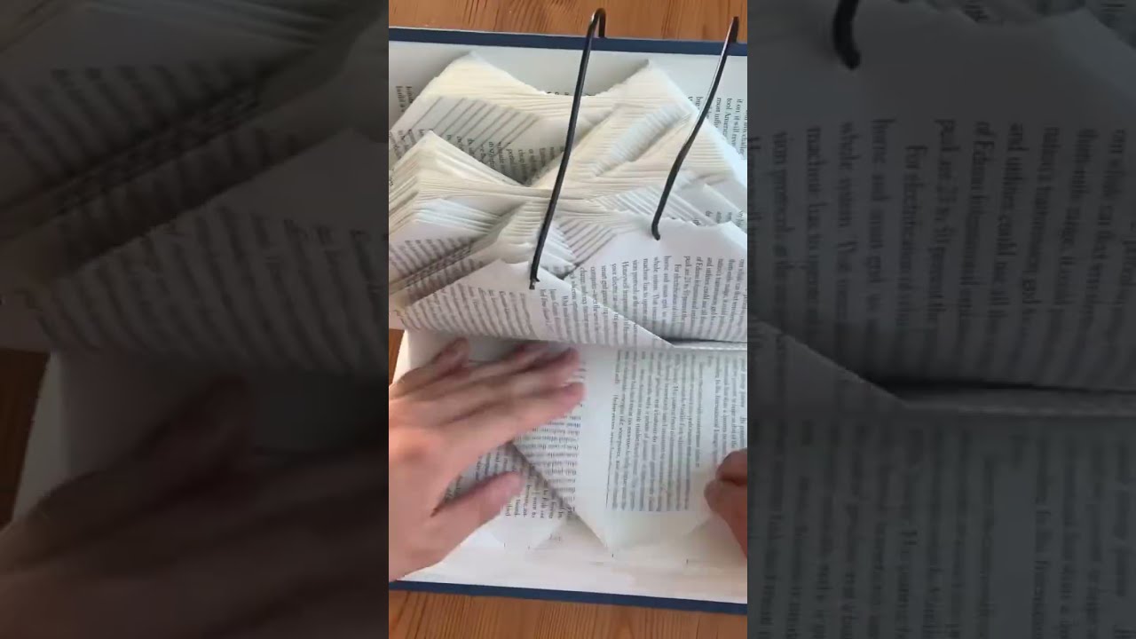 【ーー】ブックフォールディング Bookfolding; No.1 Yankees #bookfolding #ブック