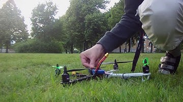 CC3D on DJI F450 Maiden flight(with crash)