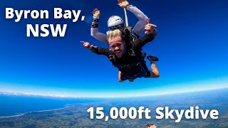 15,000ft Tandem Skydive | Byron Bay, NSW, Australia | EP13