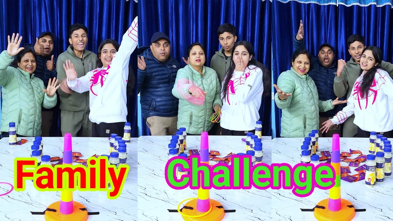 Throw Ring and Collect Cool Milk and Cookies  😋 || Challenge 