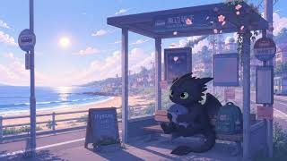Waiting for the first bus 🌊 morning lofi to wake up & study to [3 hours] screenshot 5