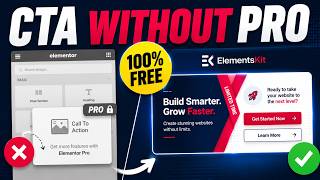 Elementor's CTA Widget is Pro-Only — Here's the FREE Alternative