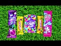 Satisfying video Asmr lollipops candy unboxing video Asmr Cool candy and chocolate opening video.