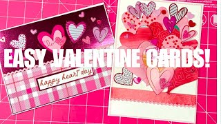 EASY FUN TO MAKE VALENTINE CARDS!! COME SEE!❤️