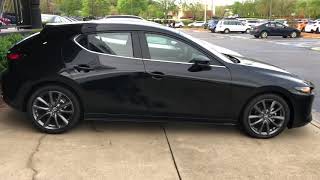 2019 Mazda 3 hatchback black color