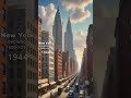 New York evolution from 1600 to 2101 #evolution #newyork #timelapse #ai