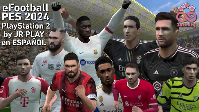 🚨 EFOOTBALL PES 2024 (PS2) JULHO 2023 ISO 100% ATUALIZADO TIMES