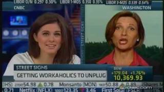 Can Workaholics Unplug? Dr Margie Warrell with Erin Burnett on CNBC