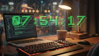 8 Hours Countdown Timer | 3-Second Warning Beeps + Final Bell