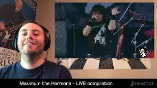 Maximum The Hormone - Live Compilation REACTION!