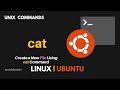 How to Create a New File Using cat Command in Linux | cat Command in Linux