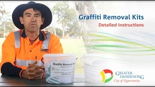 How to use a graffiti removal kit - City of Greater Dandenong