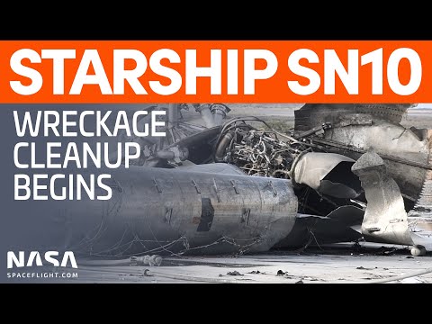 SpaceX Boca Chica: Starship SN10's Wreckage Cleaned Up