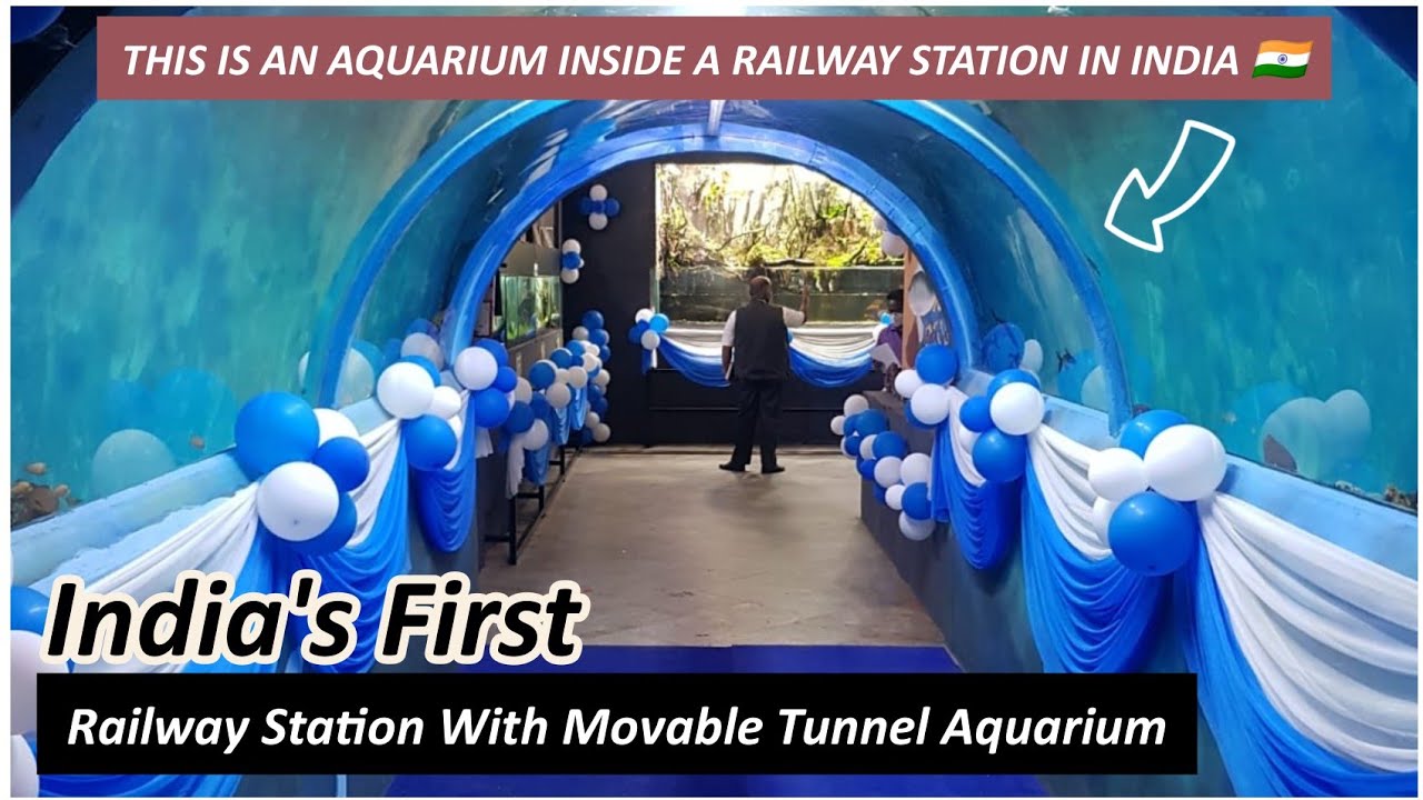 India's First Movable Tunnel Aquarium Opened In KSR Bengaluru Railway