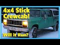 Dodge Crewcab 4x4 Stick! Will this Ex-Forestry Truck Run?