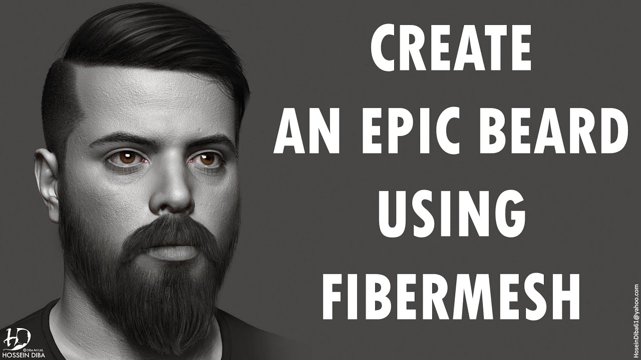 how to use fiubermesh to sculpt beard in zbrush