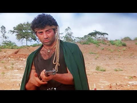 तेरा कुत्ता मर गया ठाकुर अब तेरी बारी है: सनी देओल ज़बरदस्त सीन | डकैत मूवी | Sunny Deol |Hindi Movie