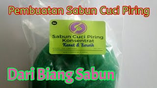 Pembuatan Sabun Cuci Piring dari Biang Sabun