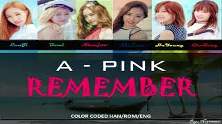 Apink - Remember [Color Coded Lyric HAN|ROM|ENG]