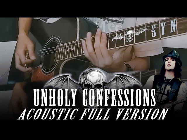 Unholy Confessions (Avenged Sevenfold) - Acoustic Guitar Cover Full Version class=