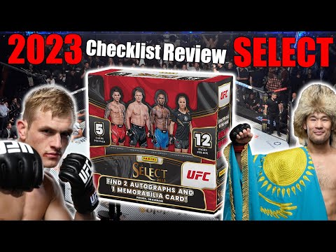 2023 UFC Select Checklist Review! - YouTube