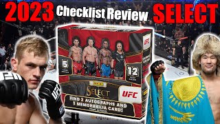 2023 UFC Select Checklist Review!