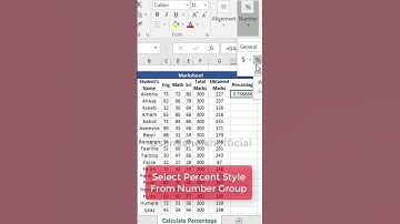How To Calculate Percentage in Excel | #shorts #howto #excel #exceltips #msexcel #samisheikh