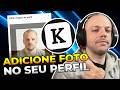 Como ADICIONAR uma FOTO no seu PERFIL da KIRVANO