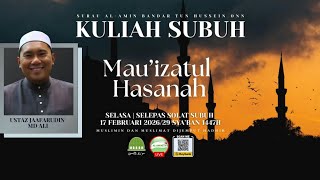 Download Lagu MAU'IZATUL HASANAH | Ust Jaafarudin Md Ali