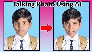 Talking Image using AI Tool. How to make Talking Image by Artificial intelligence. Create AI Avatar.