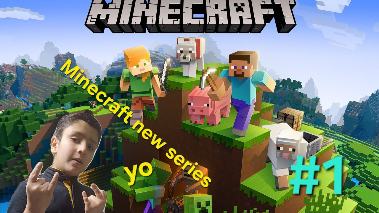 First time playing minecraft #gameplay1 - YouTube