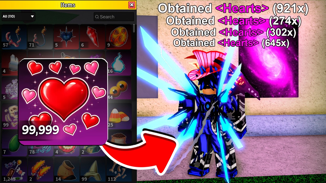 NEW INFINITE HEARTS GLITCH IN VALENTINE'S DAY EVENT IN BLOX FRUITS!