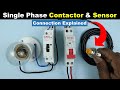 Single Phase Contactor Connection with Sensor - How to Connect It @TheElectricalGuy
