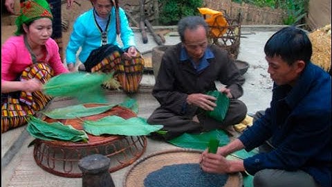 Sự Tích Bánh Chưng Đen Xứ Mường Lò [Du Lịch Văn Hóa Ẩm Thực Việt Nam]