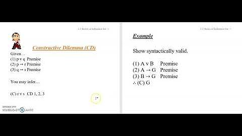3.2b Propositional Syntax 2: Rules of Inference for Arrow