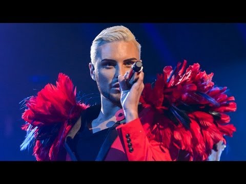 Rylan Clark sings Hung Up/Gimme Gimme Gimme Medley - Live Week 5 - The X Factor UK 2012