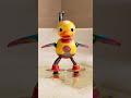 Tiny Duck Boat Becomes Rainbow Splash Robot! 🦆🌈 #shorts